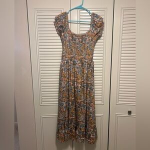 Urban Outfitters Floral Smocked Dress